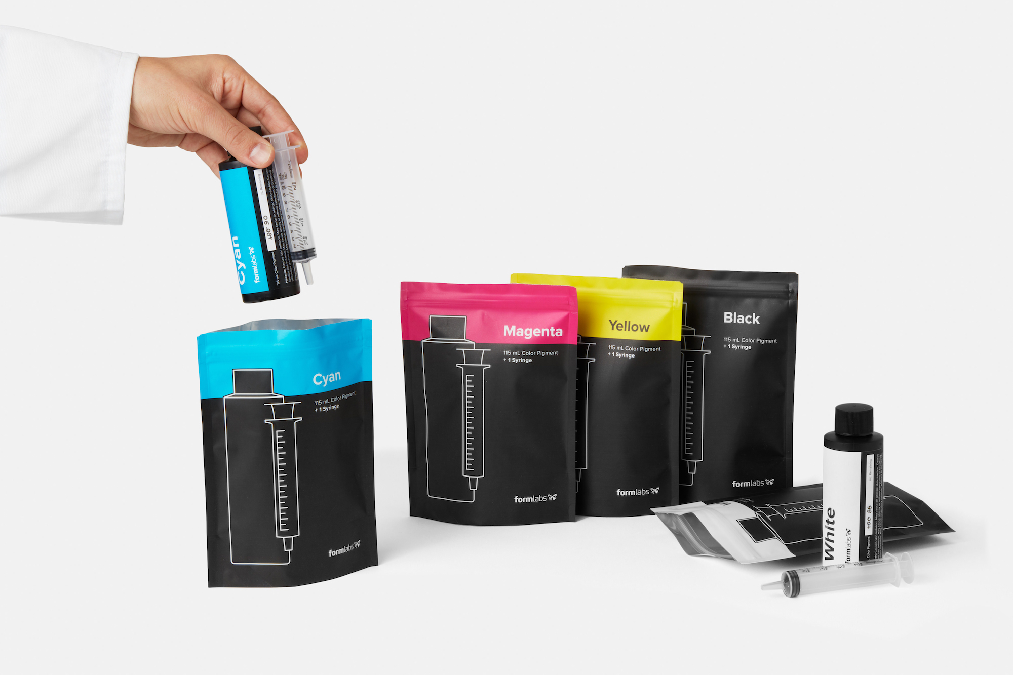 formlabs カラーペイントセット 115mL 各色 未使用品 Color Kitを使う